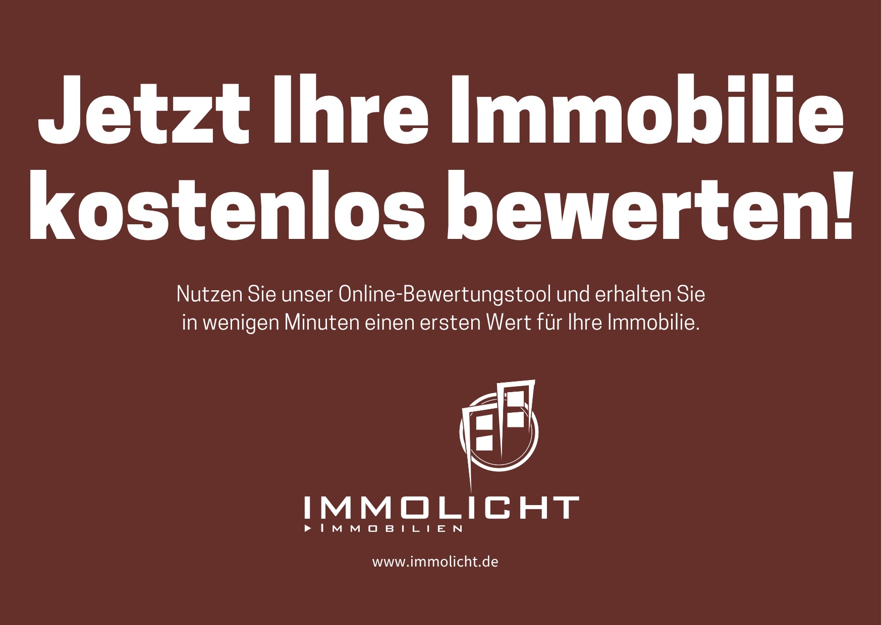 Immobilienbewertung - Text im Bild